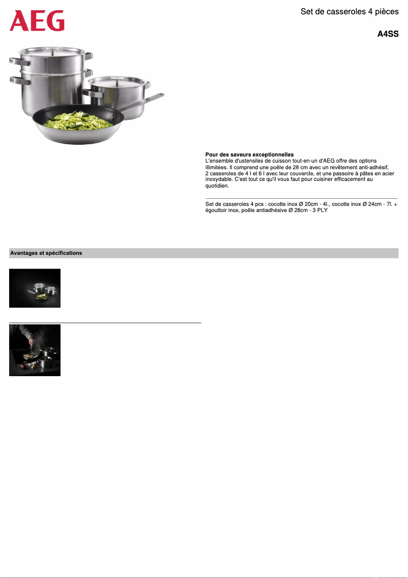 Imagen de la primera página del manual del dispositivo A4SS