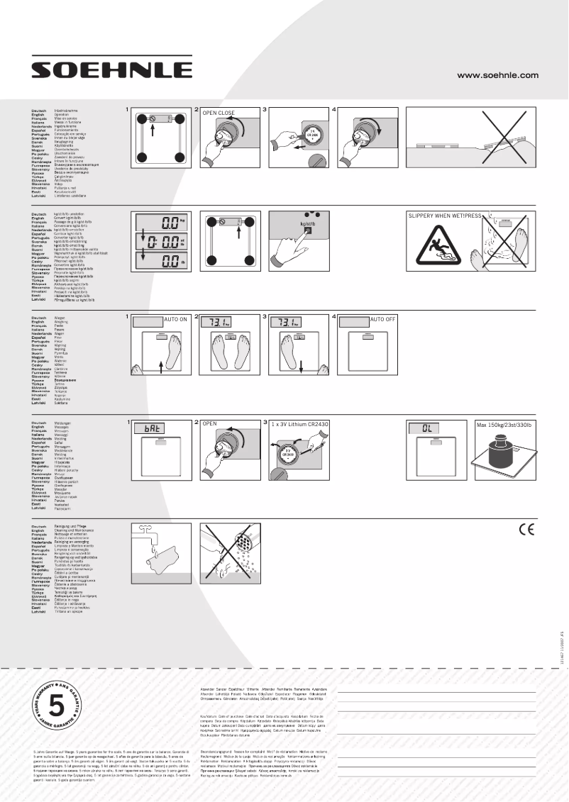 Imagen de la primera página del manual del dispositivo Slim Design 63559 4