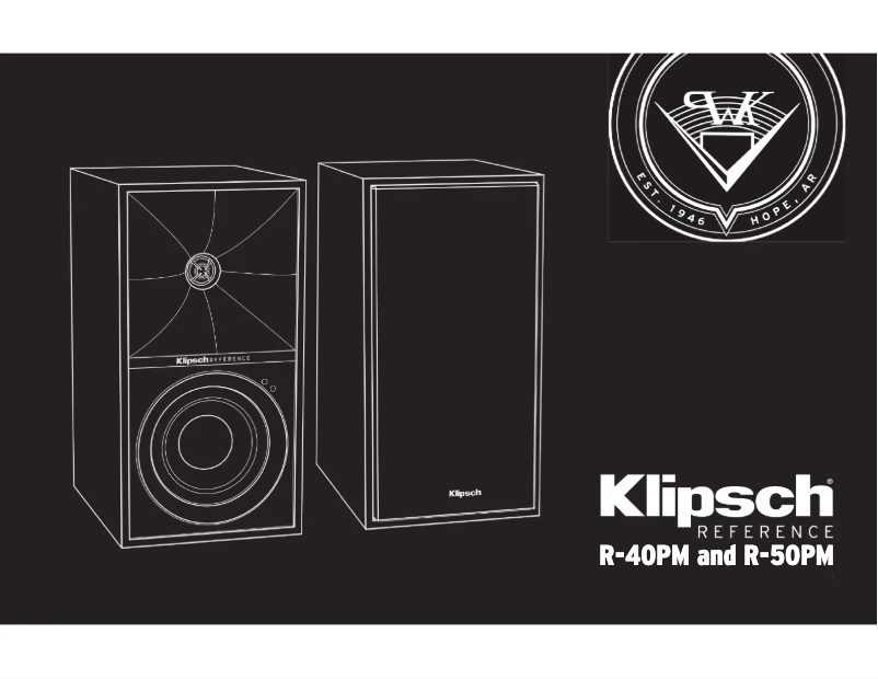 Página 1 del manual Manual de usuario Klipsch R50-PM