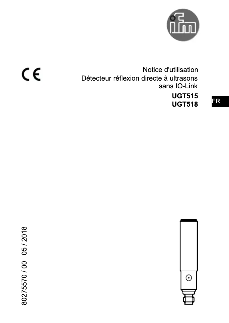 Página 1 del manual Manual de usuario IFM UGT515
