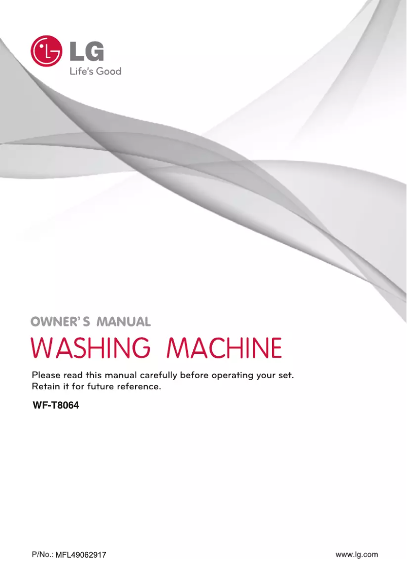 Imagen de la primera página del manual del dispositivo WF-T8064