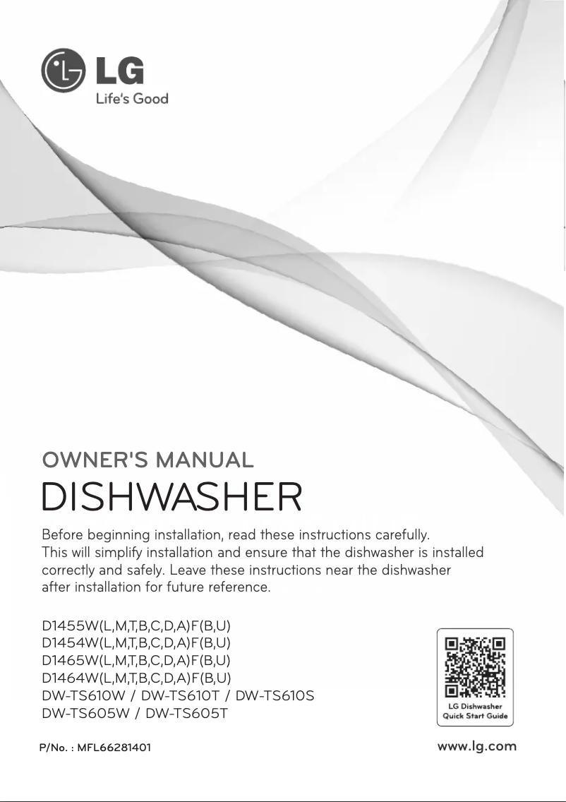 Imagen de la primera página del manual del dispositivo DW-TS610T