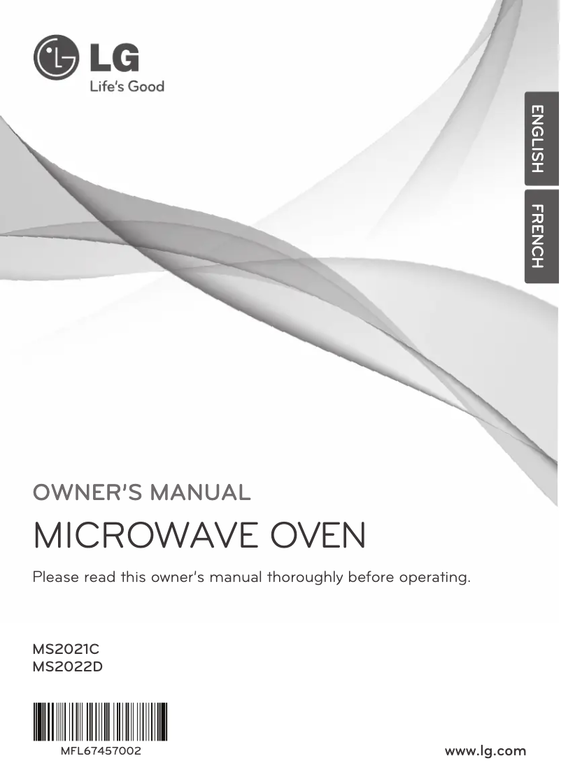 Imagen de la primera página del manual del dispositivo MS2021C