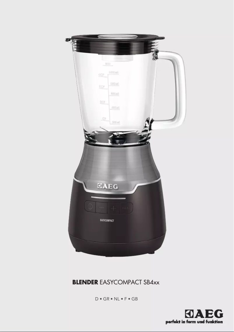 Página nº 1 - Manual de usuario AEG SB3400