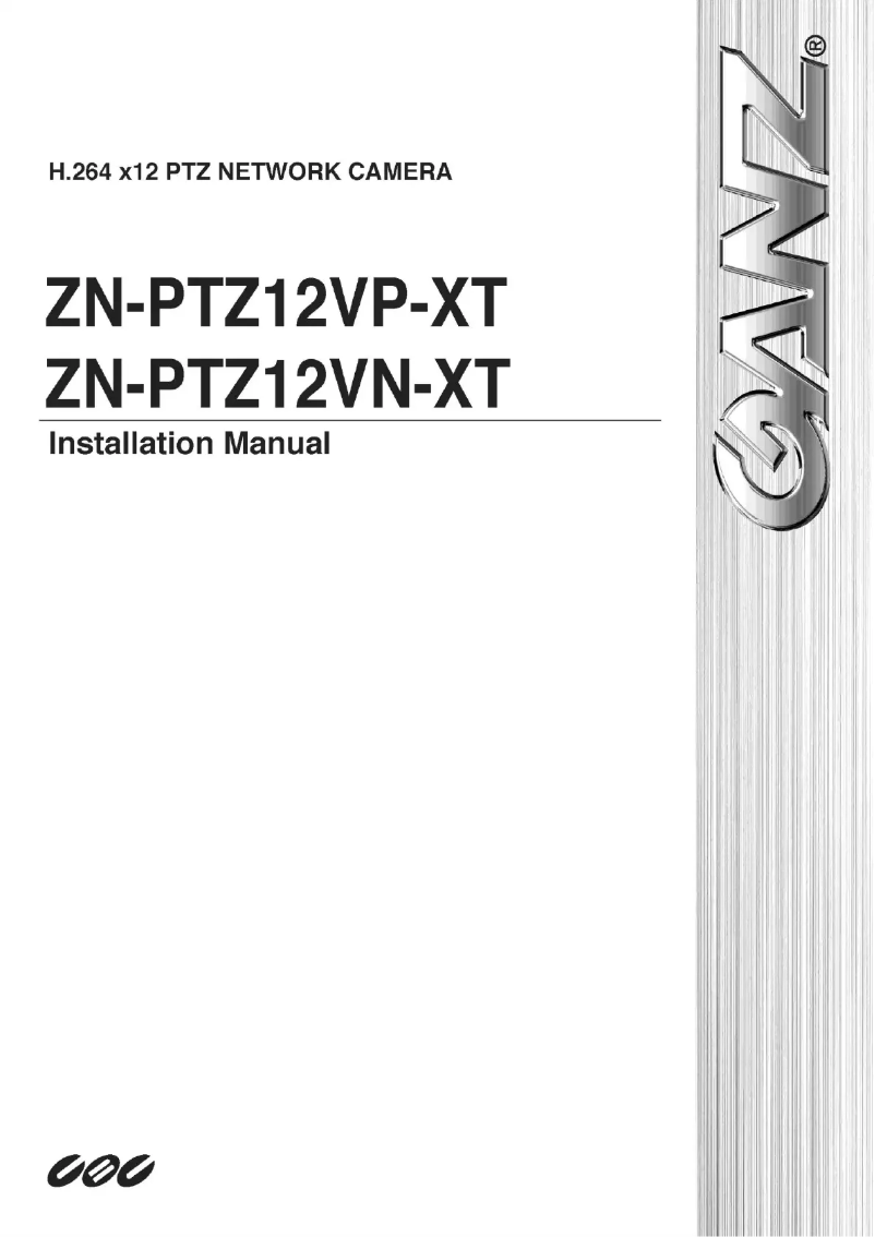 Imagen de la primera página del manual del dispositivo PixelPro ZN-PTZ12VN-XT