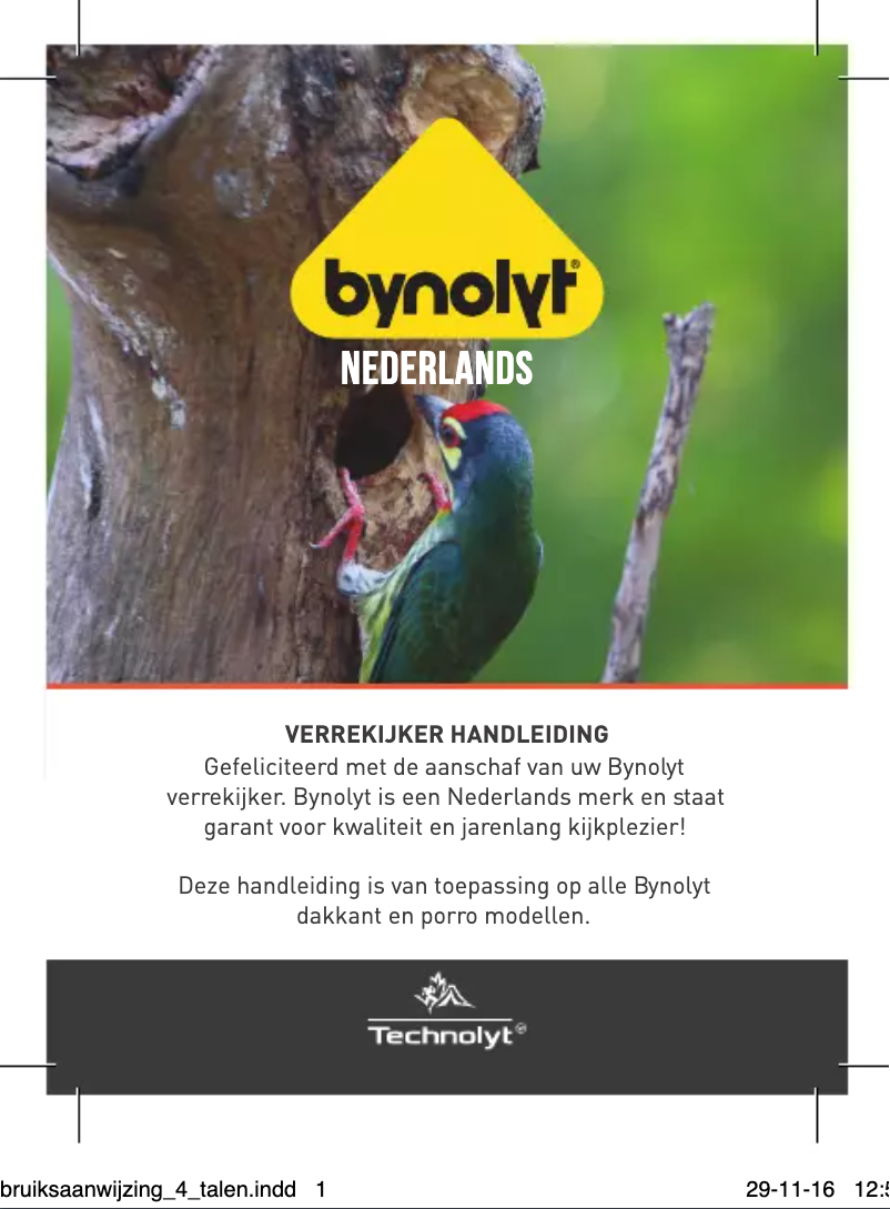 Imagen de la primera página del manual del dispositivo Sparrow WPR 8x32