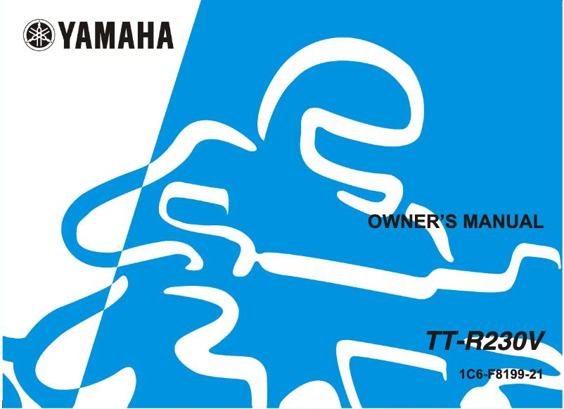 Imagen de la primera página del manual del dispositivo TT-R230V (2005)