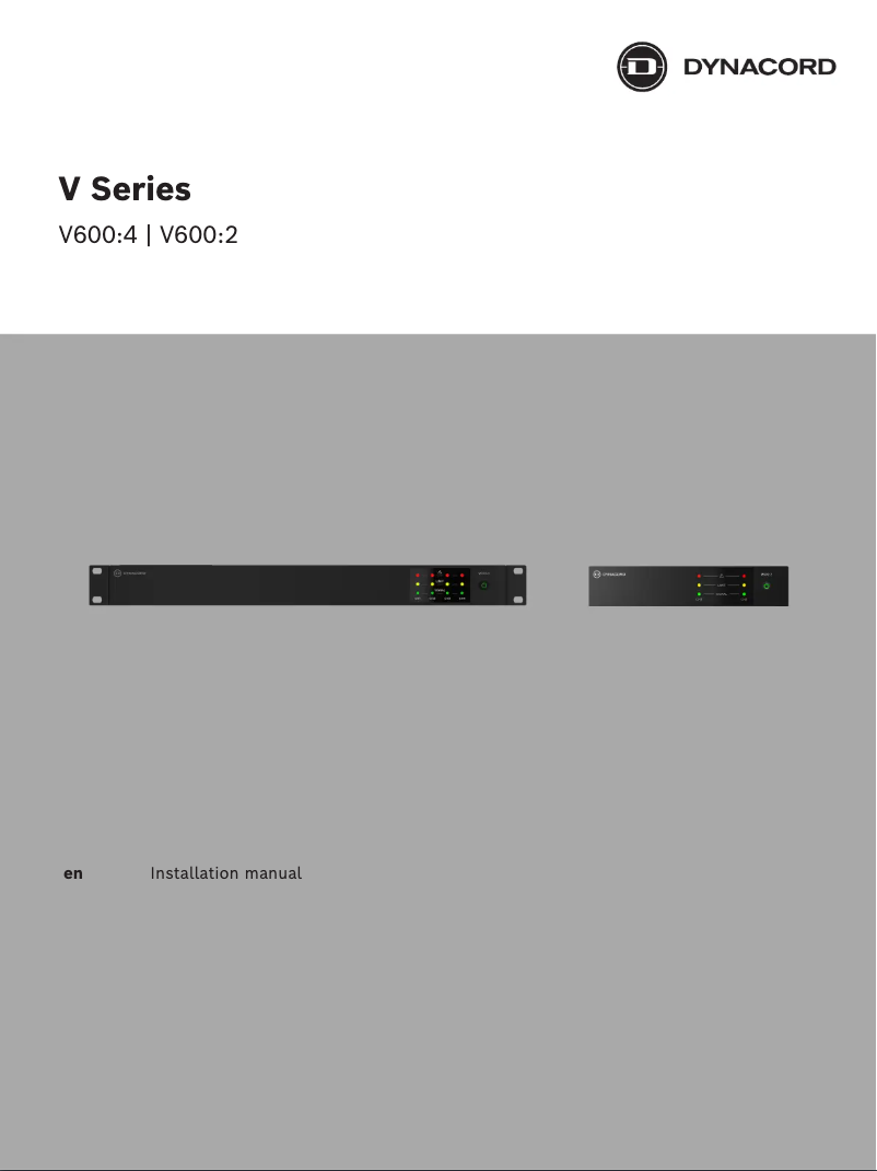 Imagen de la primera página del manual del dispositivo V600:2