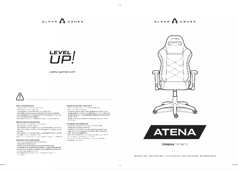 Página nº 1 - Manual de usuario Alpha Gamer Atena
