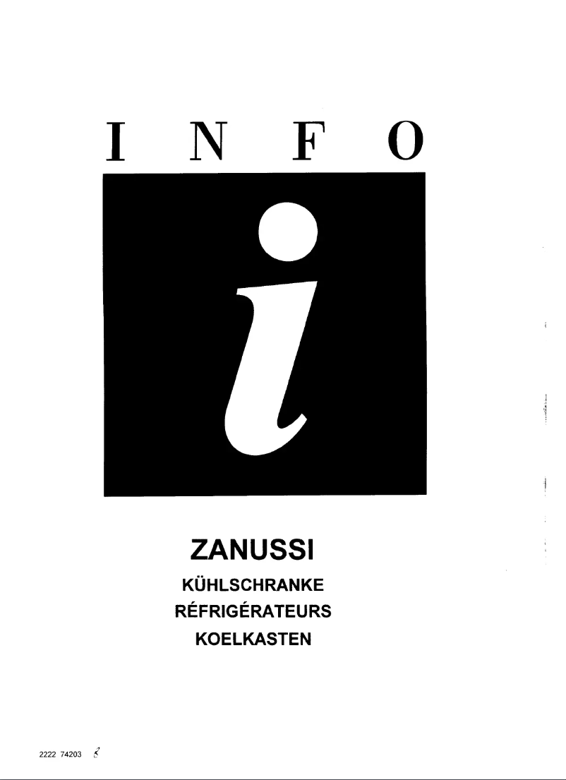 Página 1 del manual Manual de usuario Zanussi ZI 2161
