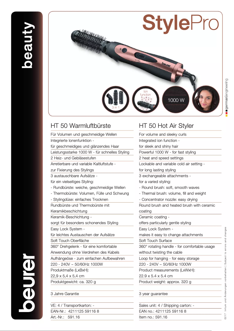 Imagen de la primera página del manual del dispositivo HT 50