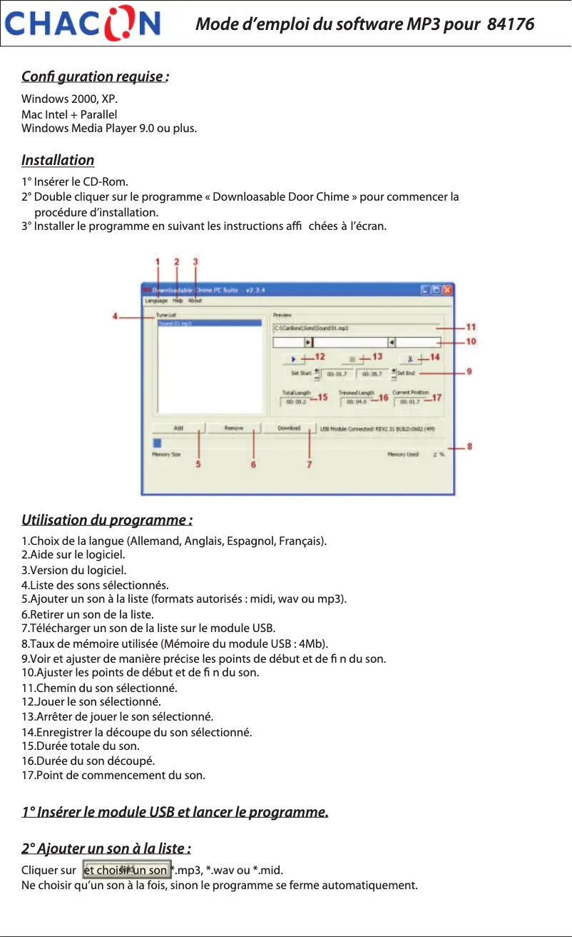 Imagen de la primera página del manual del dispositivo 84176