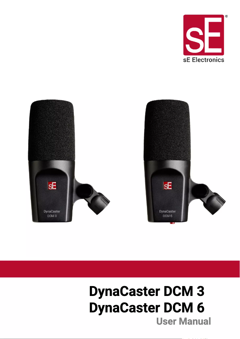 Imagen de la primera página del manual del dispositivo Dynacaster DCM 3