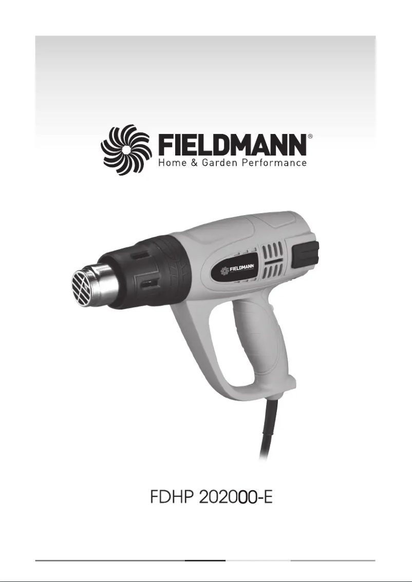 Página 1 del manual Manual de usuario Fieldmann FDHP 202000-E