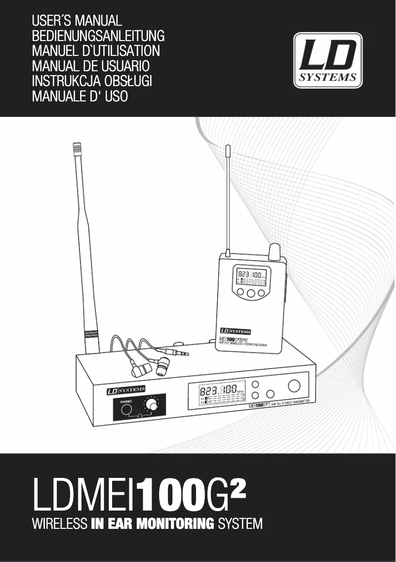 Imagen de la primera página del manual del dispositivo MEI 100 G2