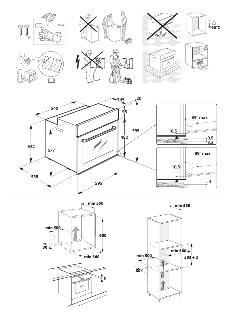 Página 1 del manual Instrucciones de seguridad Bauknecht BIK7 CH8VS PT