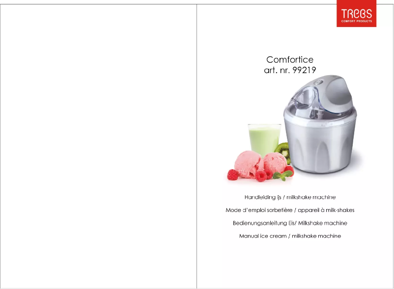 Página 1 del manual Manual de usuario Trebs Comfortice 99219