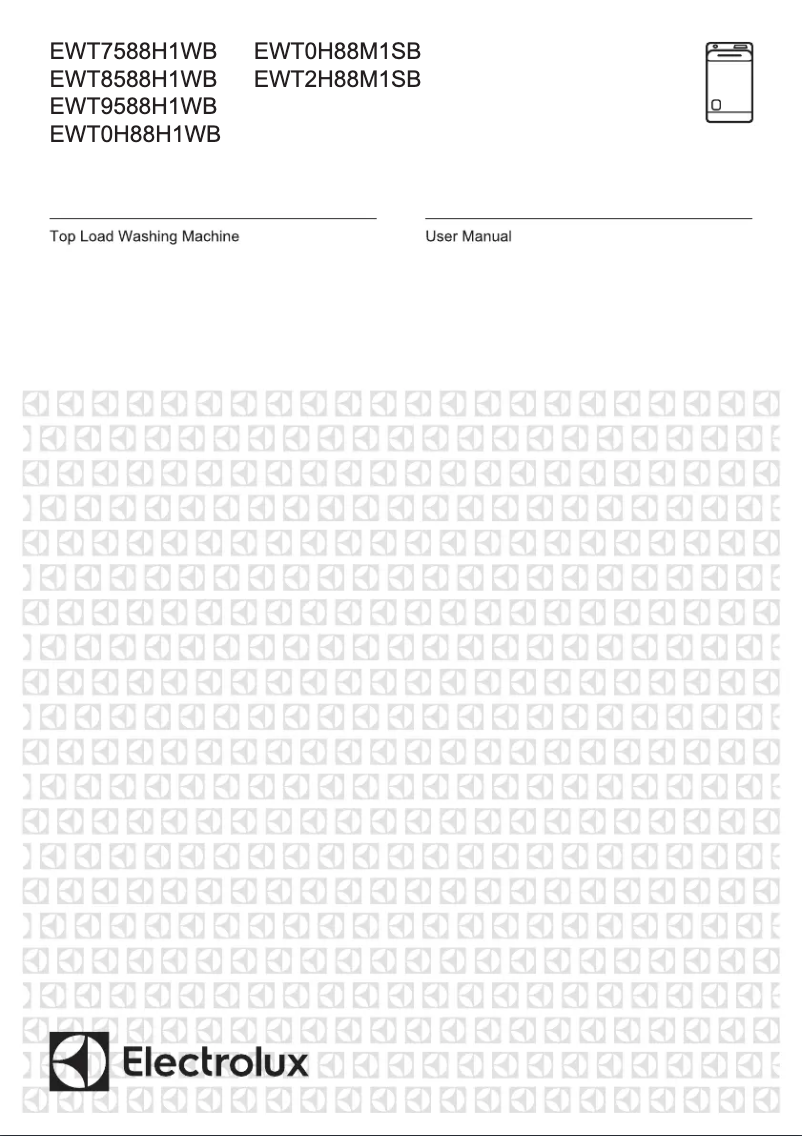 Imagen de la primera página del manual del dispositivo EWT7588H1WB