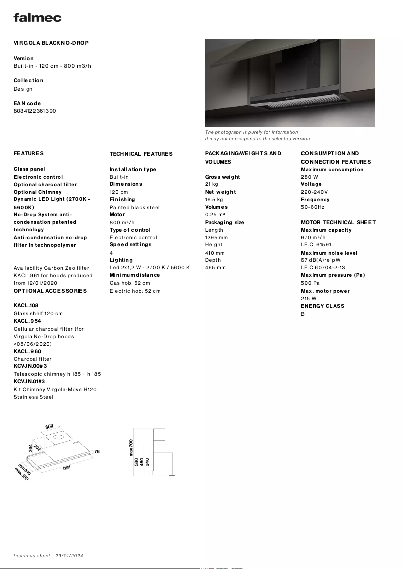 Imagen de la primera página del manual del dispositivo Virgola No-Drop Evo