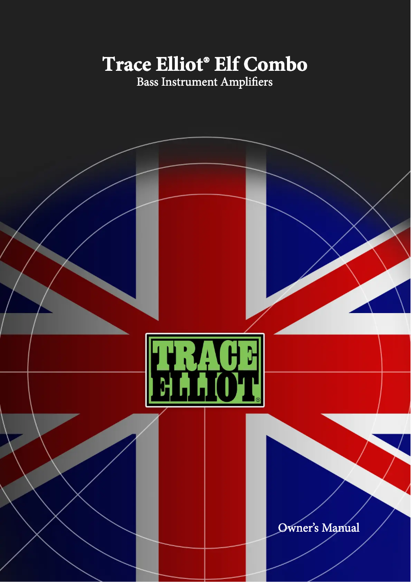 Página 1 del manual Manual de usuario Trace Elliot ELF 1x10