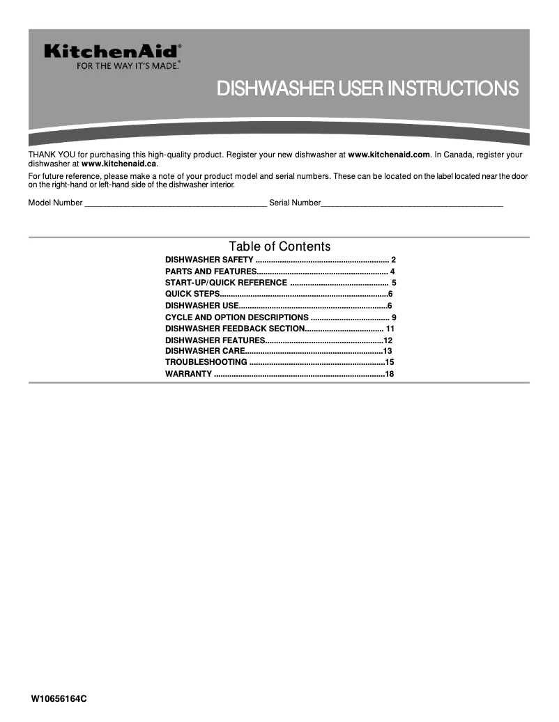 Imagen de la primera página del manual del dispositivo Architect KDTM354DSS