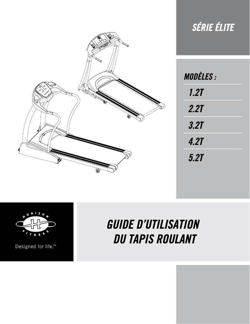 Imagen de la primera página del manual del dispositivo Elite 3.2T