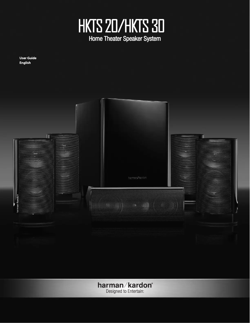 Página 1 del manual Manual de usuario Harman Kardon HKTS 30WQ/230