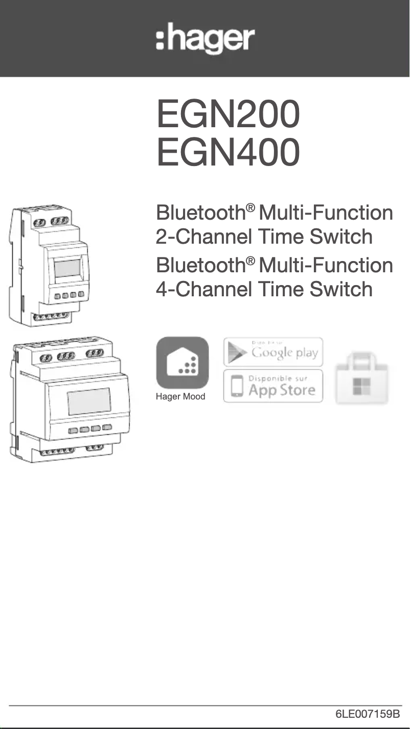 Página 1 del manual Manual de usuario Hager EGN400
