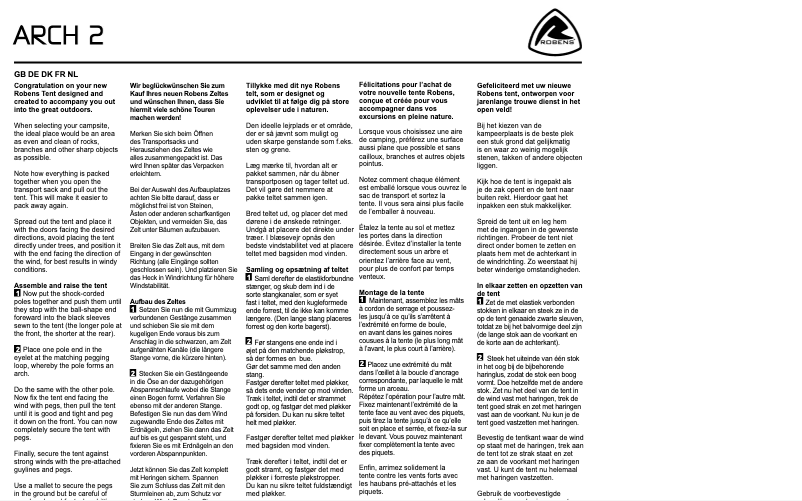 Imagen de la primera página del manual del dispositivo Arch 2