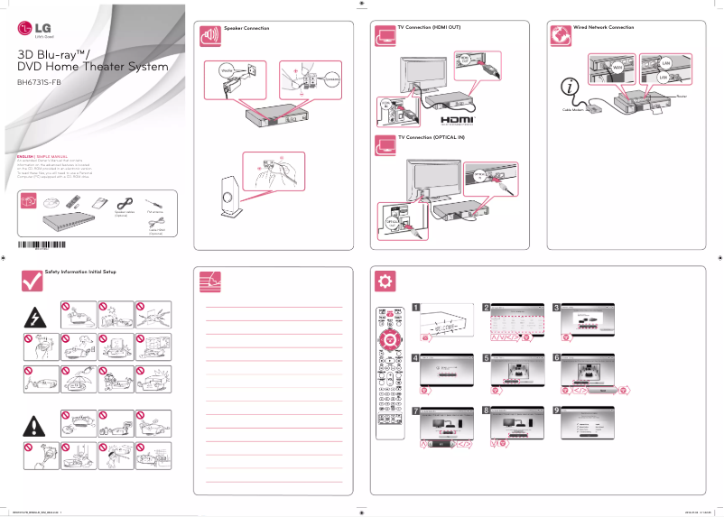 Imagen de la primera página del manual del dispositivo BH6731S