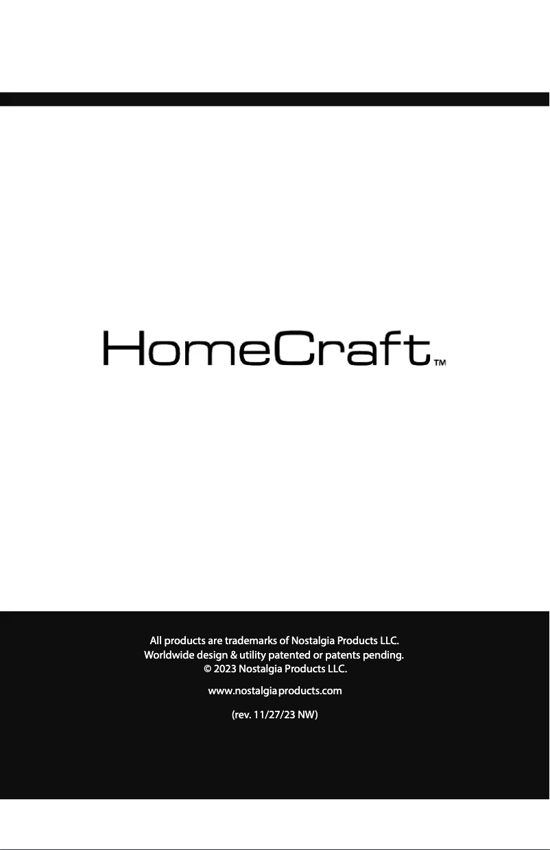 Página 1 del manual Manual de usuario HomeCraft HCSB75BK