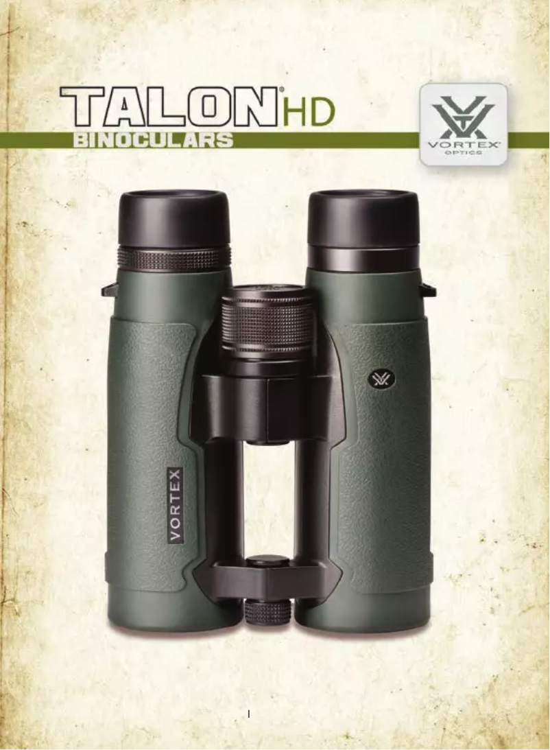 Página 1 del manual Manual de usuario Vortex Talon HD 10x42