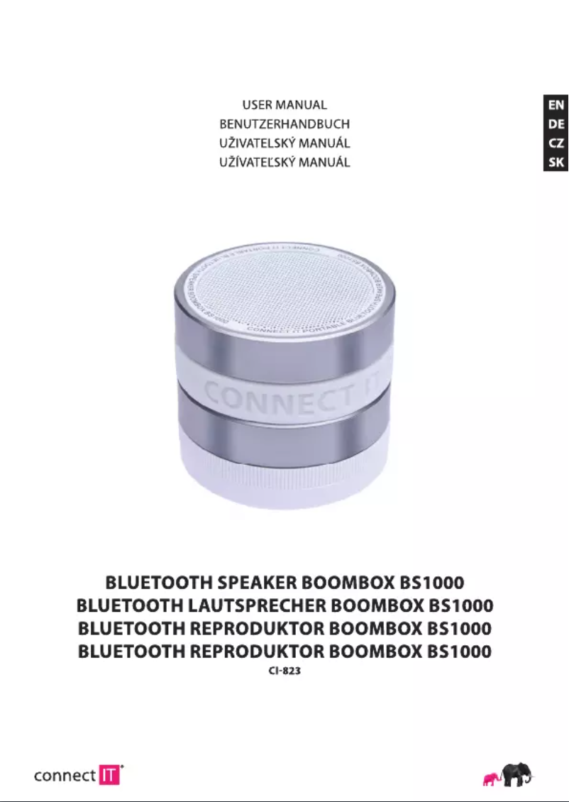 Página 1 del manual Manual de usuario Connect IT CI-823