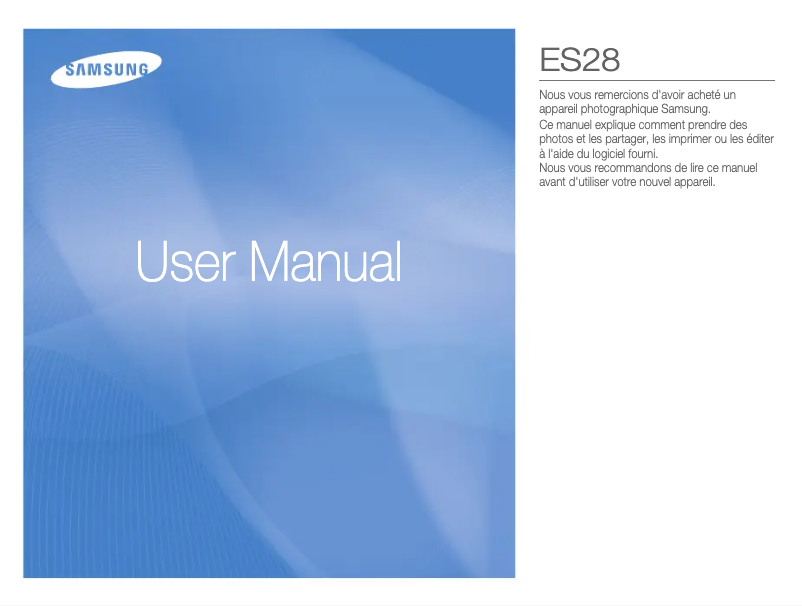 Página nº 1 - Manual de usuario Samsung ES28