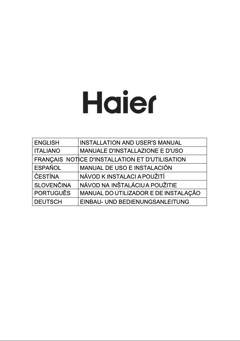 Página 1 del manual Etiqueta energética Haier HADG9CS46BWIFI