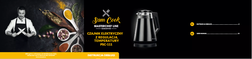 Imagen de la primera página del manual del dispositivo PSC-111