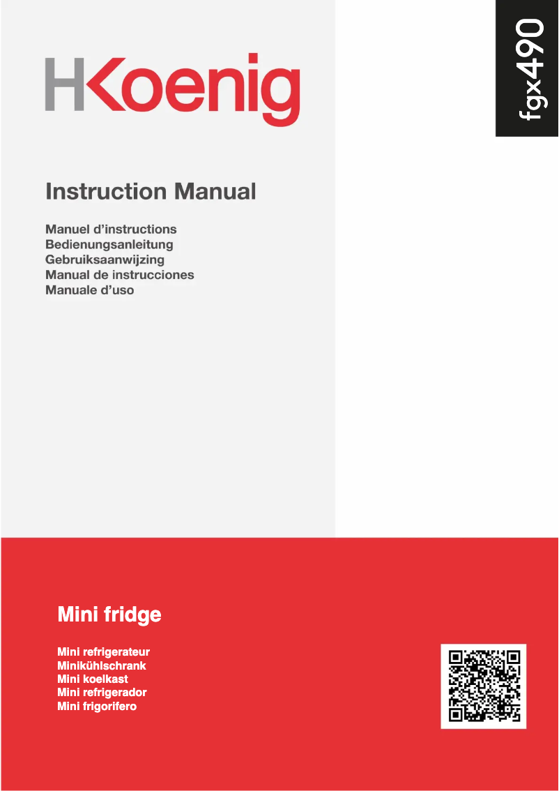 Página nº 1 - Manual de usuario H.Koenig FGX490