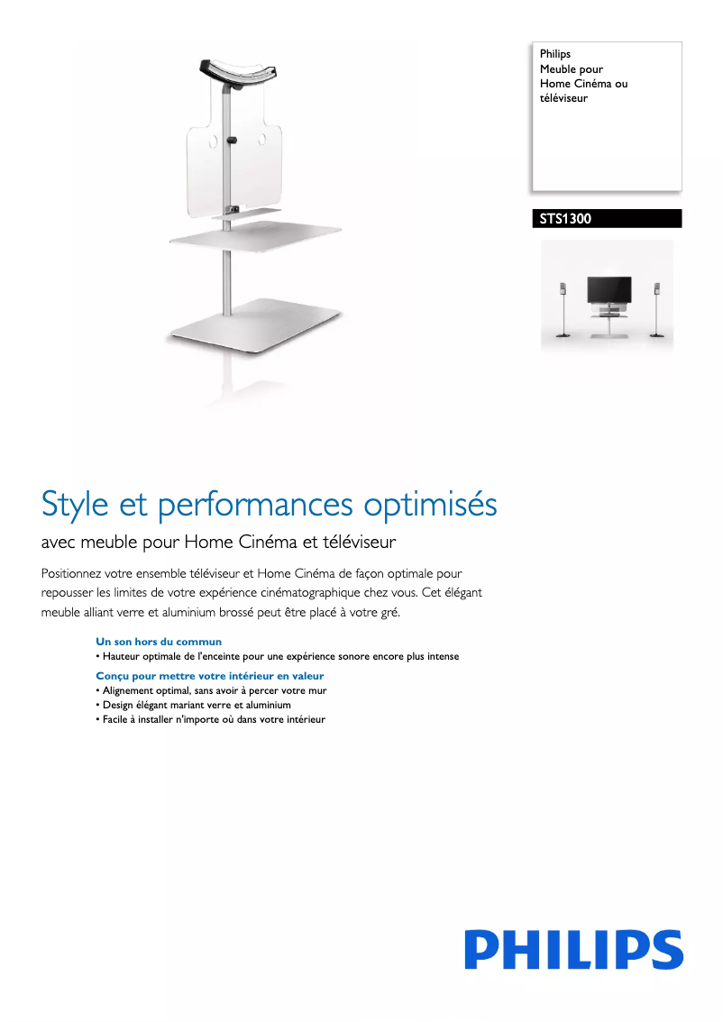Imagen de la primera página del manual del dispositivo STS1300