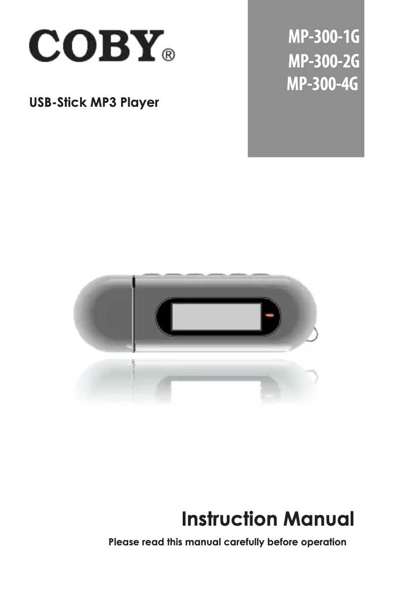 Imagen de la primera página del manual del dispositivo MP-300