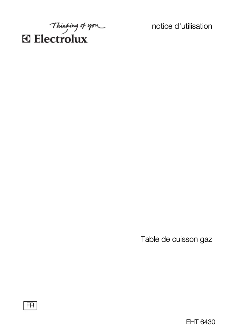 Imagen de la primera página del manual del dispositivo EHT6430P