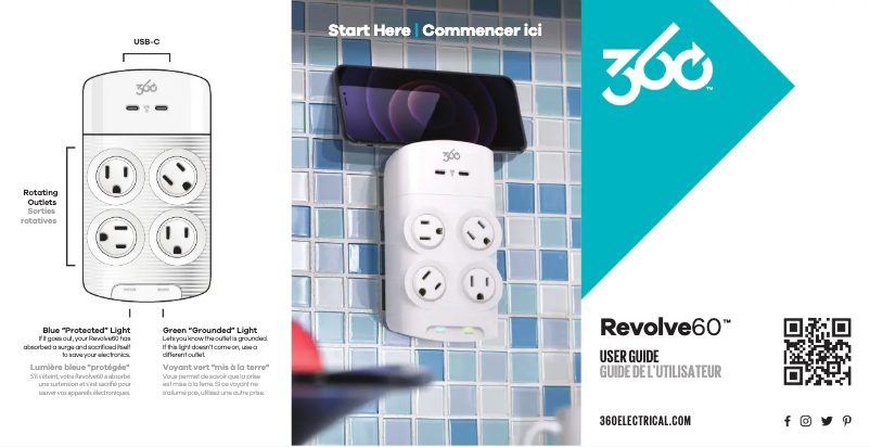 Imagen de la primera página del manual del dispositivo Revolve60