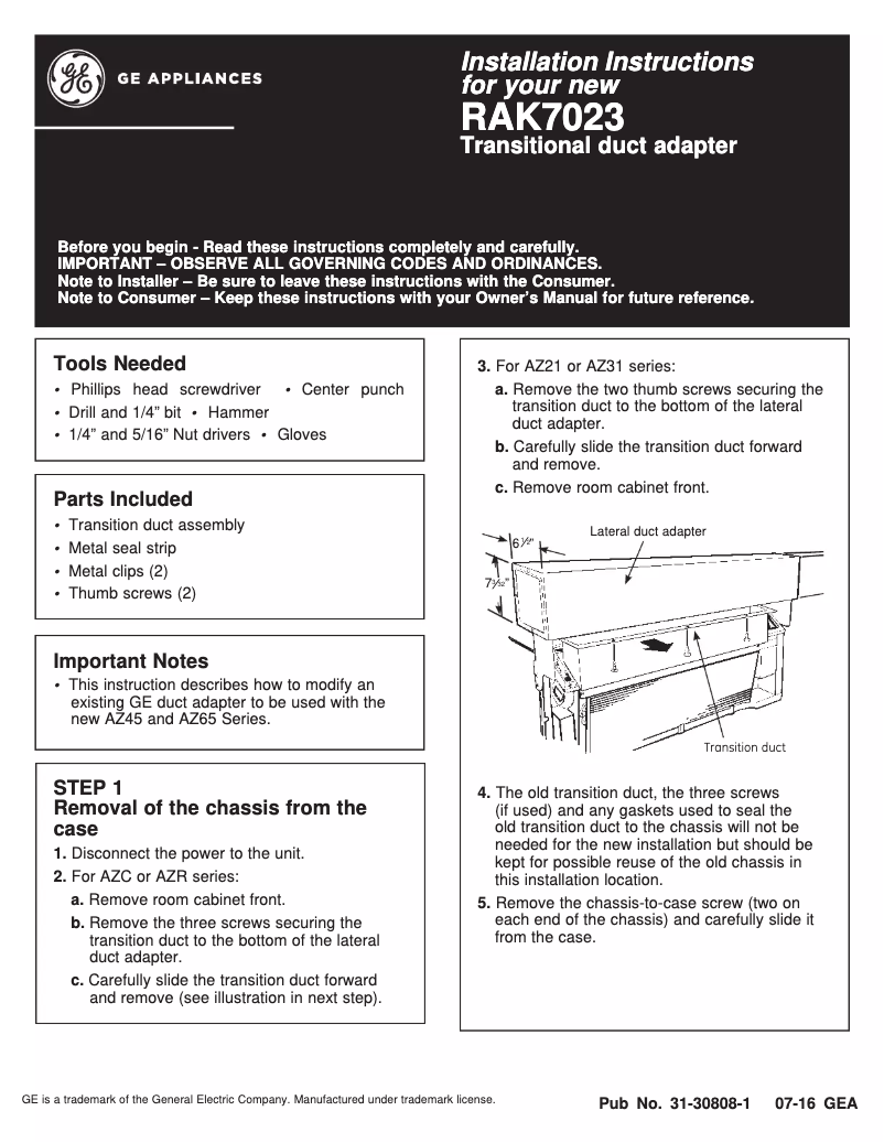 Imagen de la primera página del manual del dispositivo RAK7023