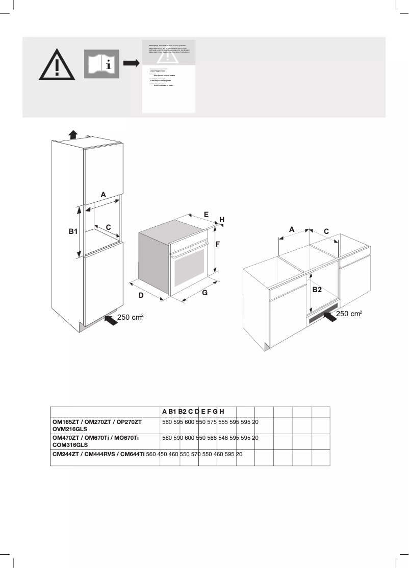 Imagen de la primera página del manual del dispositivo CM444RVS