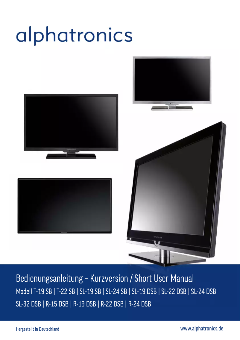 Imagen de la primera página del manual del dispositivo SL-24 SB