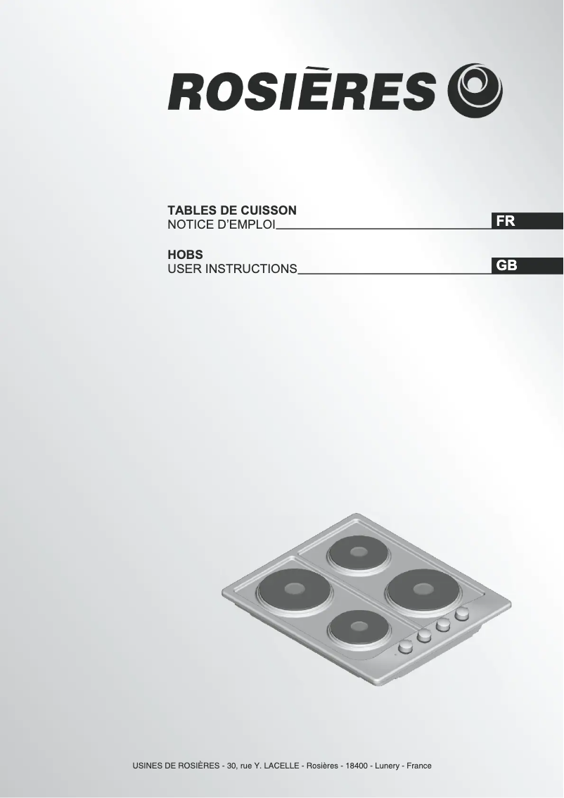 Imagen de la primera página del manual del dispositivo RTL 604 FA