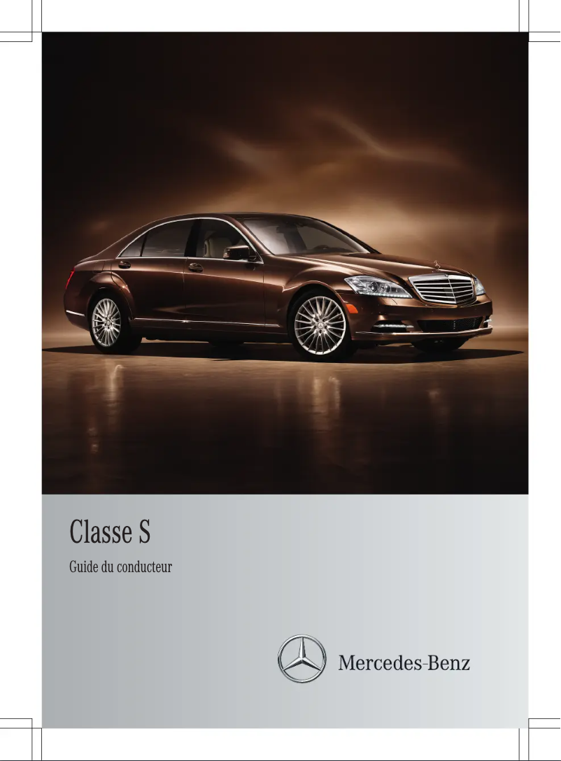 Página 1 del manual Manual de usuario Mercedes-Benz S-Class (2012)