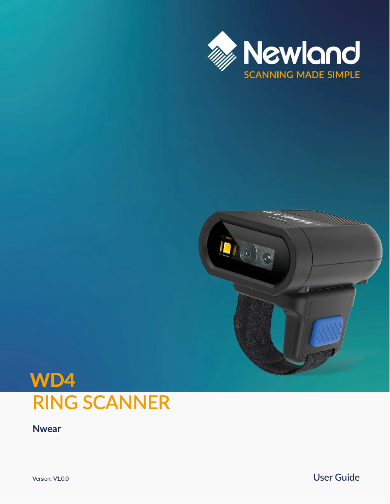 Página nº 1 - Manual de usuario Newland WD4-BS20