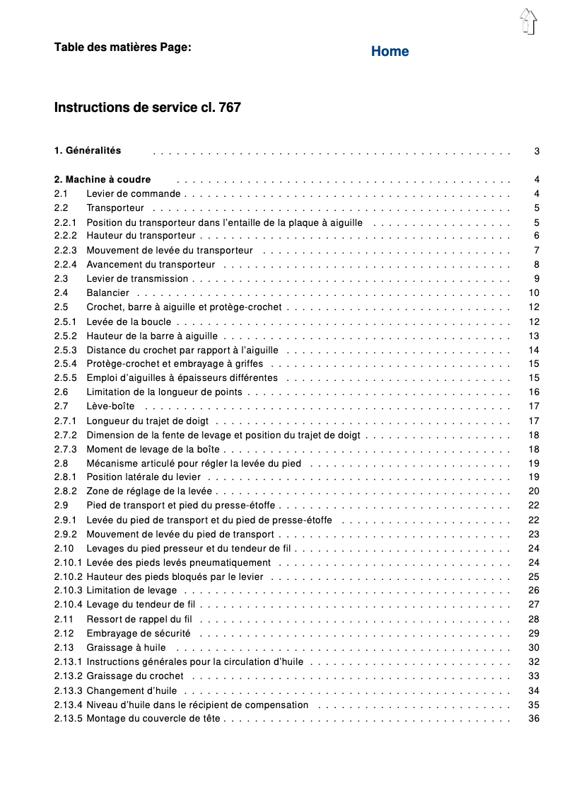 Página 1 del manual Manual de usuario Dürkopp Adler 767