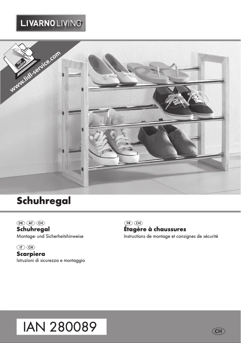 Imagen de la primera página del manual del dispositivo IAN 280089