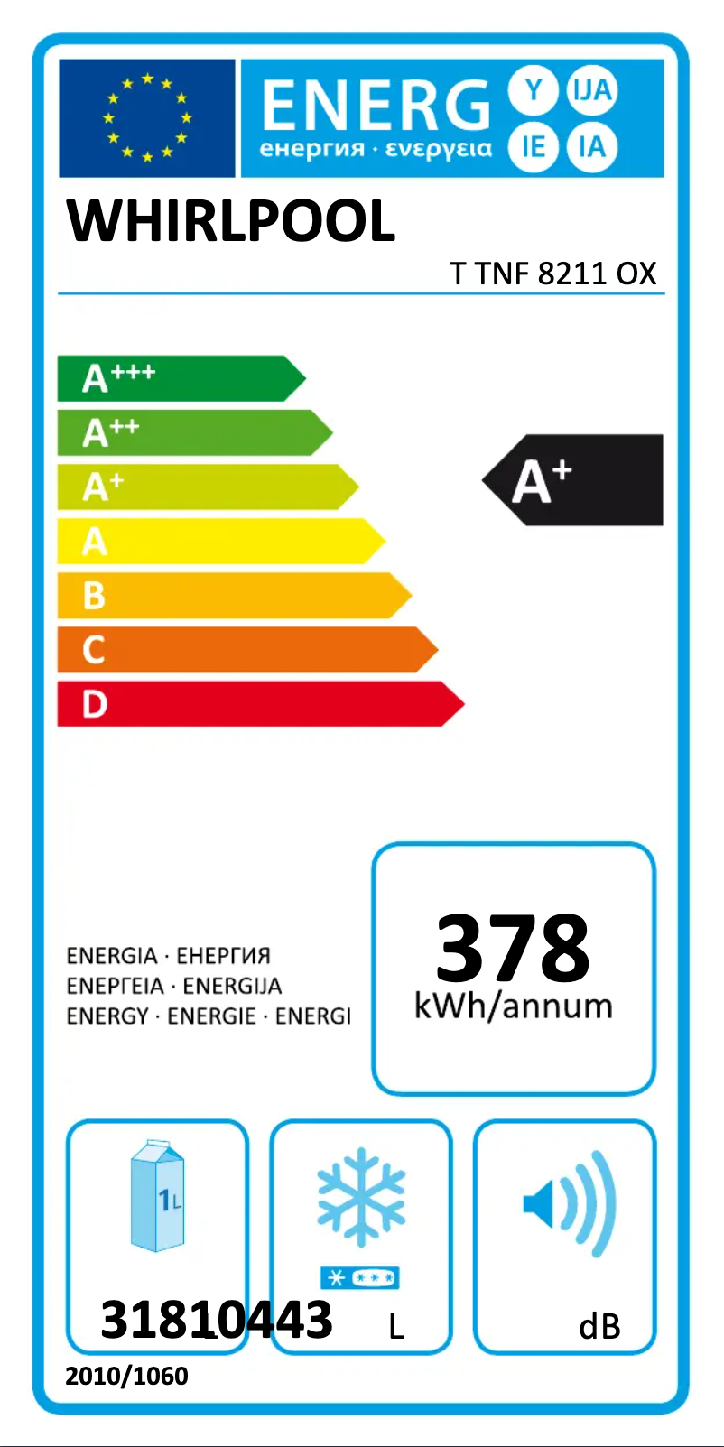 Imagen de la primera página del manual del dispositivo T TNF 8211 OX